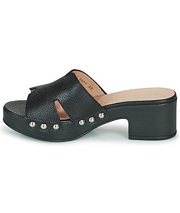 Mules femmes Wonders D-8821-WILD Noir