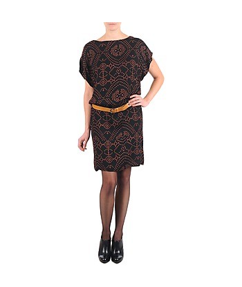 Robe courte femmes Antik Batik QUINN Noir