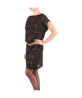 Robe courte femmes Antik Batik QUINN Noir