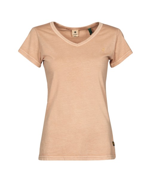 T-shirt femmes G-Star Raw EYBEN SLIM V T WMN S\S OD Rose