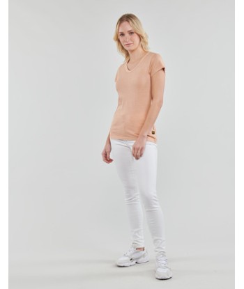 T-shirt femmes G-Star Raw EYBEN SLIM V T WMN S\S OD Rose
