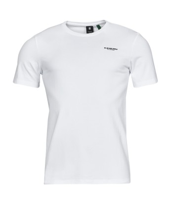 T-shirt hommes G-Star Raw SLIM BASE R T S\S Blanc
