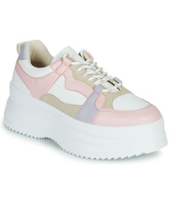 Baskets basses femmes Yurban PASTELLA Beige