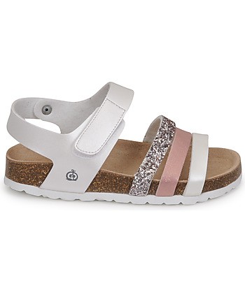 Sandales enfant filles Citrouille et Compagnie ZELLIE Blanc