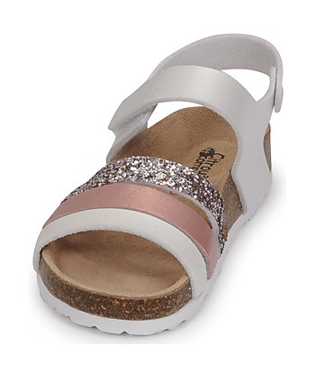 Sandales enfant filles Citrouille et Compagnie ZELLIE Blanc