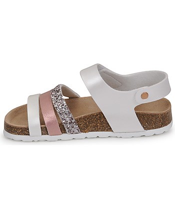 Sandales enfant filles Citrouille et Compagnie ZELLIE Blanc