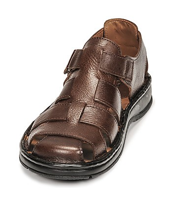 Sandales hommes Casual Attitude SLOWY Marron