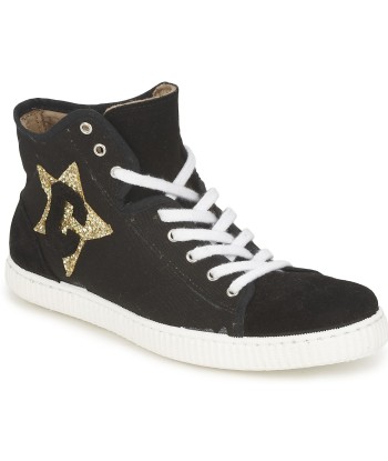 Baskets montantes femmes Chipie JAVENE DOUDOU Noir