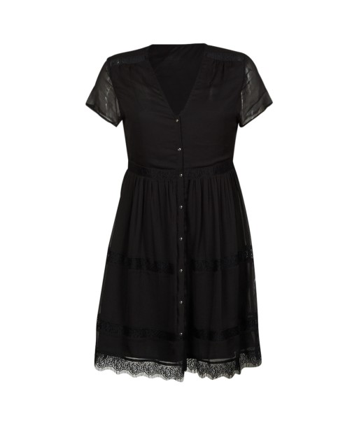 Robe courte femmes Le Temps des Cerises INAYA Noir