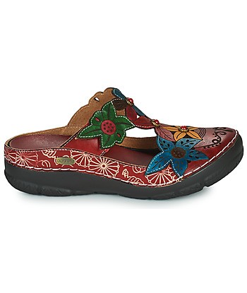 Sabots femmes Laura Vita IDCELETTEO 0322 Rouge