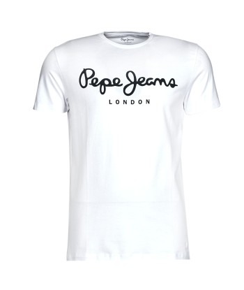 T-shirt hommes Pepe jeans ORIGINAL STRETCH Blanc