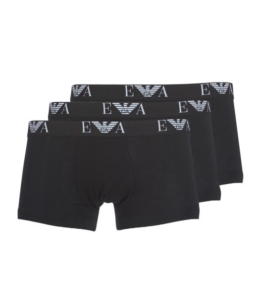 Boxers hommes Emporio Armani CC715-PACK DE 3 Noir