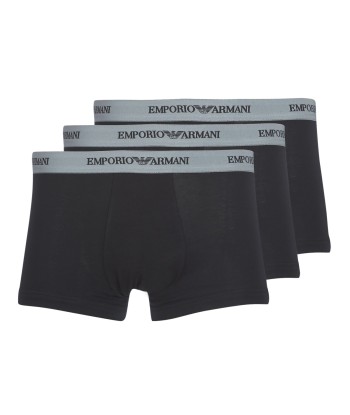Boxers hommes Emporio Armani CC717-PACK DE 3 Noir