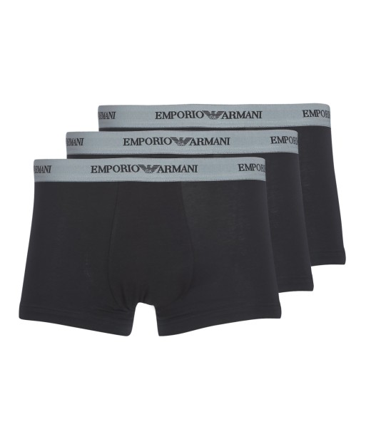 Boxers hommes Emporio Armani CC717-PACK DE 3 Noir