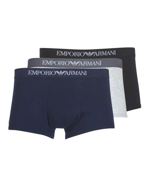 Boxers hommes Emporio Armani CC722-PACK DE 3 Noir