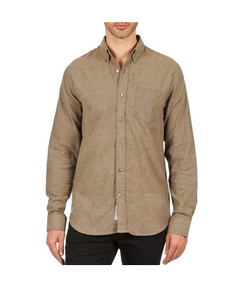 Chemise hommes Kulte CHEMISE CLAY 101799 BEIGE Beige