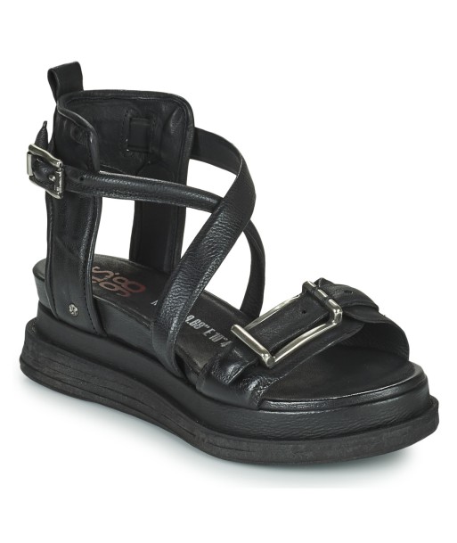 Sandales femmes Airstep / A.S.98 LAGOS BUCKLE Noir