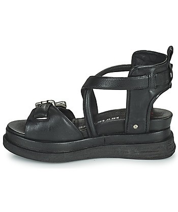 Sandales femmes Airstep / A.S.98 LAGOS BUCKLE Noir