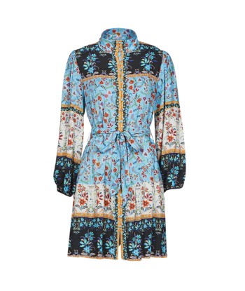 Robe courte femmes Derhy INDIAN BORDER Multicolore