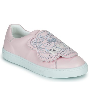 Baskets basses enfant filles Kenzo K59039 Rose