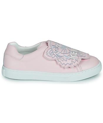 Baskets basses enfant filles Kenzo K59039 Rose