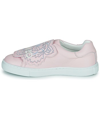 Baskets basses enfant filles Kenzo K59039 Rose