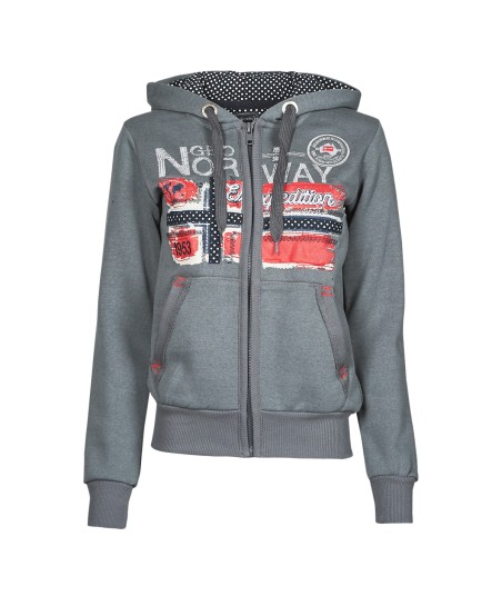 Sweat-shirt femmes Geographical Norway FARLOTTE Gris