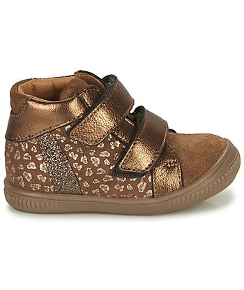 Baskets montantes enfant filles GBB JOYE Marron
