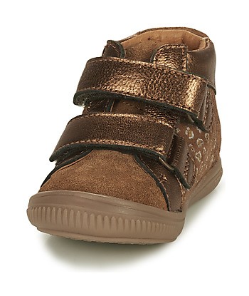 Baskets montantes enfant filles GBB JOYE Marron