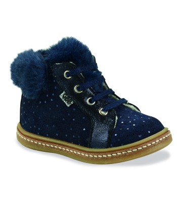 Baskets montantes enfant filles GBB JUNA Marine