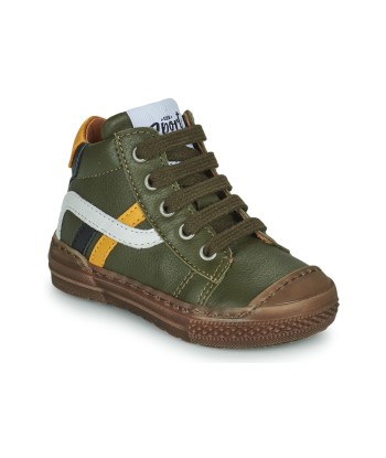 Baskets montantes enfant garcons GBB POKETTE Kaki