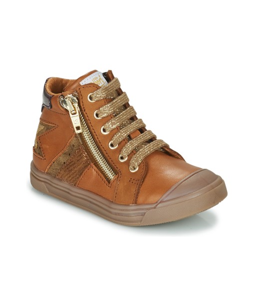 Baskets montantes enfant filles GBB ISOBEL Marron