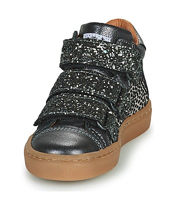 Baskets montantes enfant filles GBB DORIMELI Noir