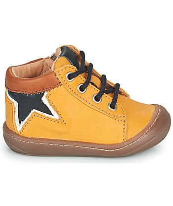 Baskets montantes enfant garcons GBB AGONINO FLEX Jaune