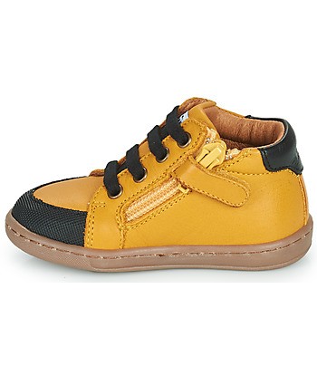 Baskets montantes enfant garcons GBB ABOBA FLEX Jaune