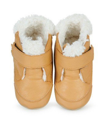 Ballerines garcons Easy Peasy MY IFOU Marron