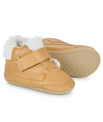 Ballerines garcons Easy Peasy MY IFOU Marron