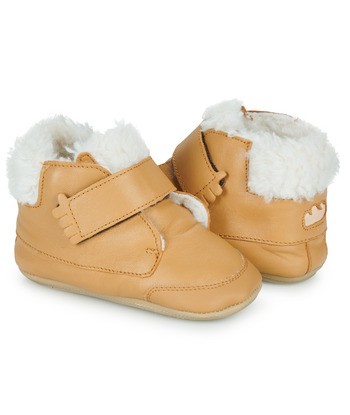 Ballerines garcons Easy Peasy MY IFOU Marron