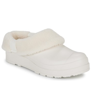 Chaussons femmes Hunter Play Sherpa Blanc