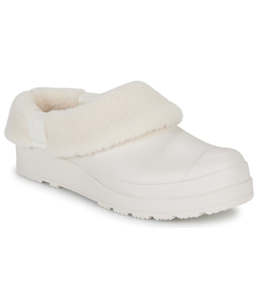 Chaussons femmes Hunter Play Sherpa Blanc