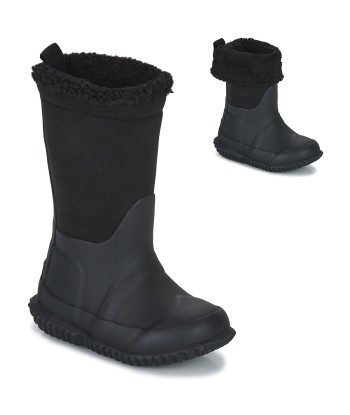Bottes neige enfant garcons Hunter Sherpa boot Noir