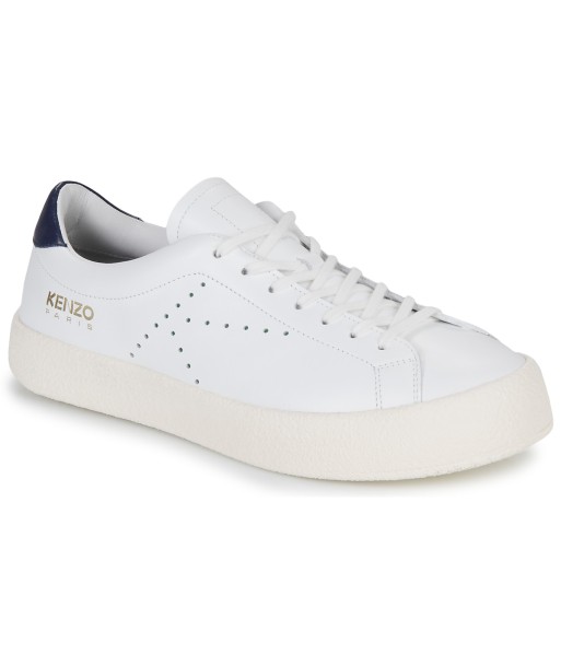 Baskets basses hommes Kenzo KENZOSWING LACE-UP SNEAKERS Blanc