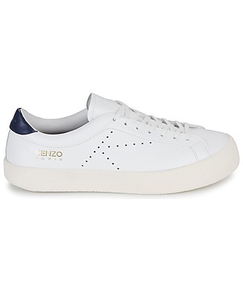 Baskets basses hommes Kenzo KENZOSWING LACE-UP SNEAKERS Blanc