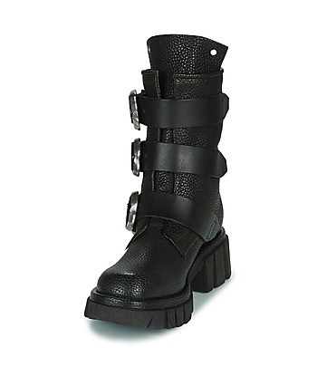 Boots femmes Airstep / A.S.98 HELL BUCKLE Noir