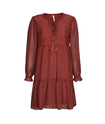 Robe courte femmes Pepe jeans ELEONORA Rouge