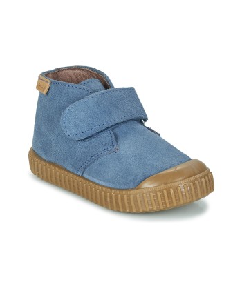 Baskets montantes enfant garcons Victoria SAFARI TIRA SERRAJE Bleu