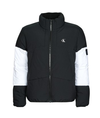 Doudounes hommes Calvin Klein Jeans NON-DOWN COLORBLOCK PUFFER Noir