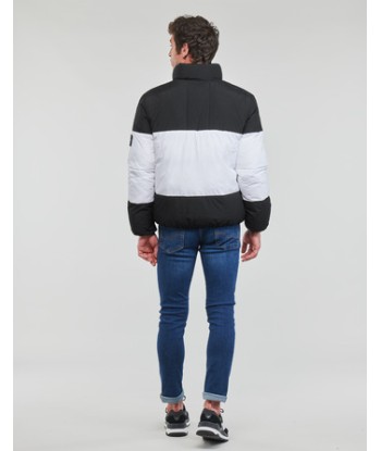 Doudounes hommes Calvin Klein Jeans NON-DOWN COLORBLOCK PUFFER Noir