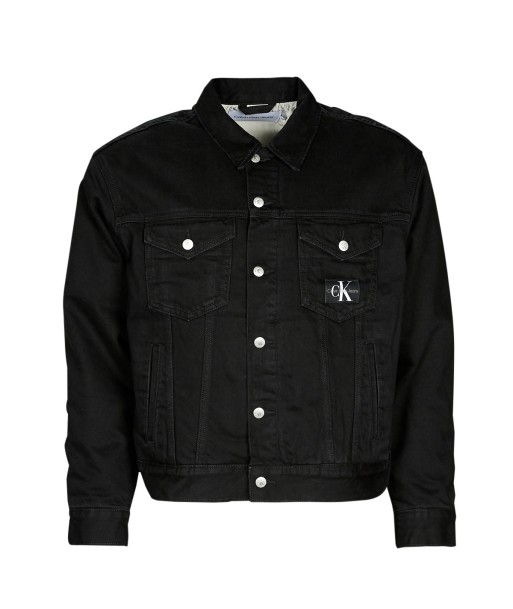 Veste hommes Calvin Klein Jeans GENDERLESS PADDED DENIM JACKET Noir