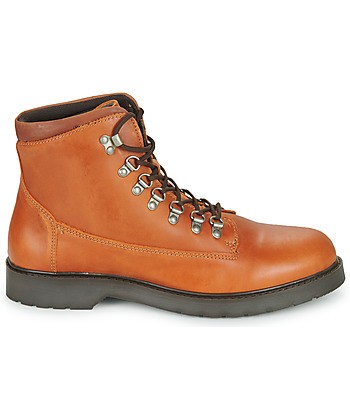 Boots hommes Selected SLHMADS LEATHER BOOT Marron